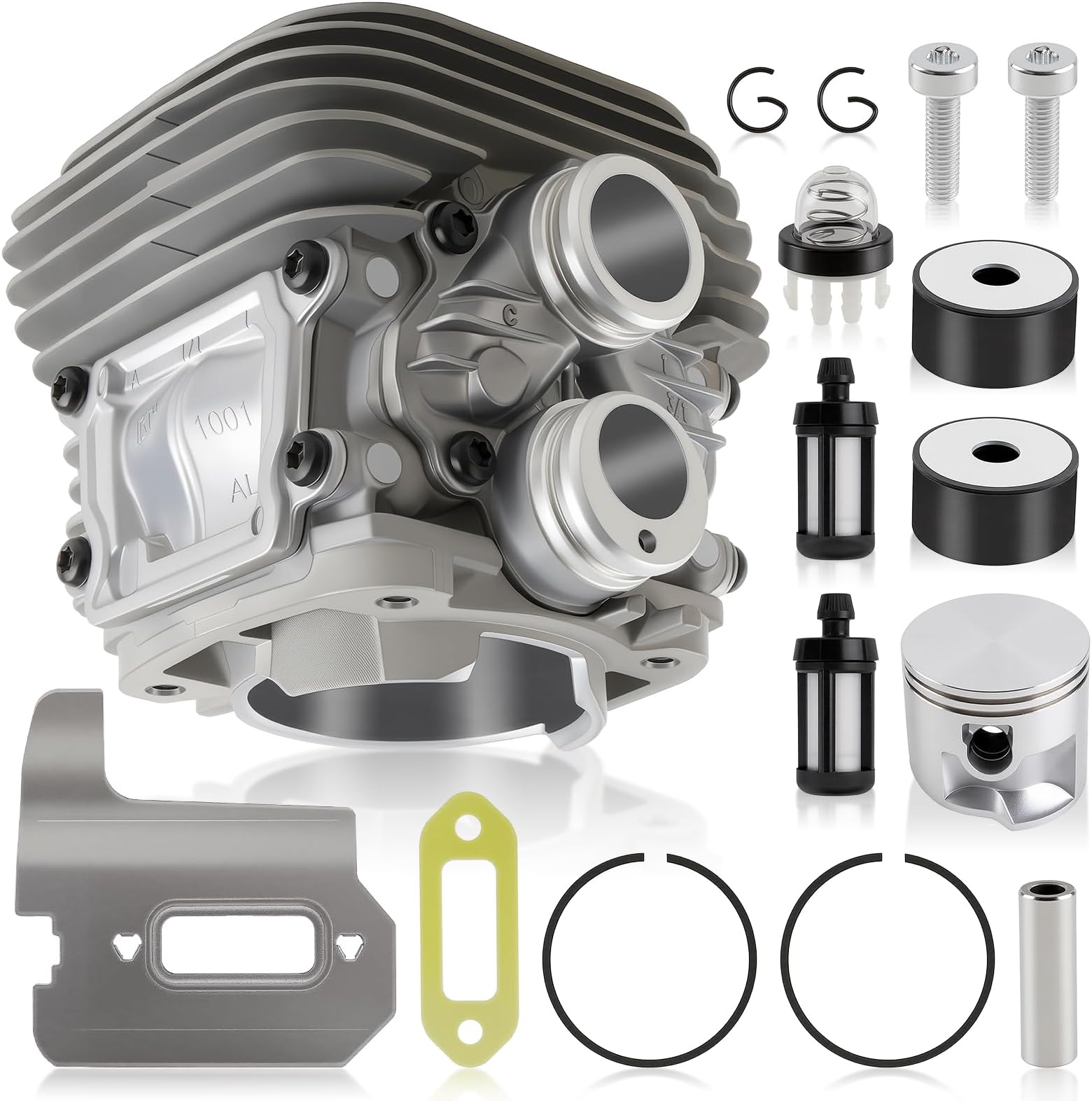 MOTOALL 4238 020 1202 Cylinder Piston Gaskets Kit For Stihl TS410 TS420 TS 410 420 Cut-Off Saw 50mm