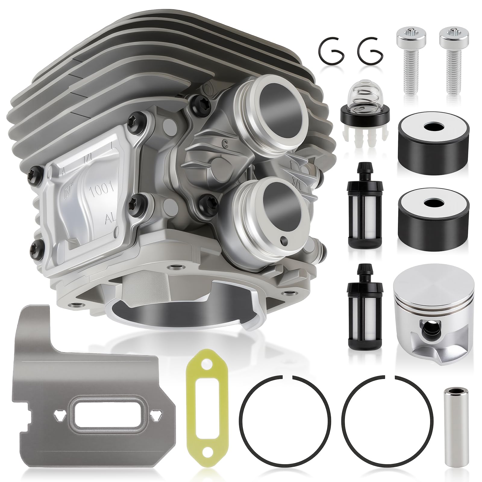 MOTOALL 4238 020 1202 Cylinder Piston Gaskets Kit For Stihl TS410 TS420 TS 410 420 Cut-Off Saw 50mm