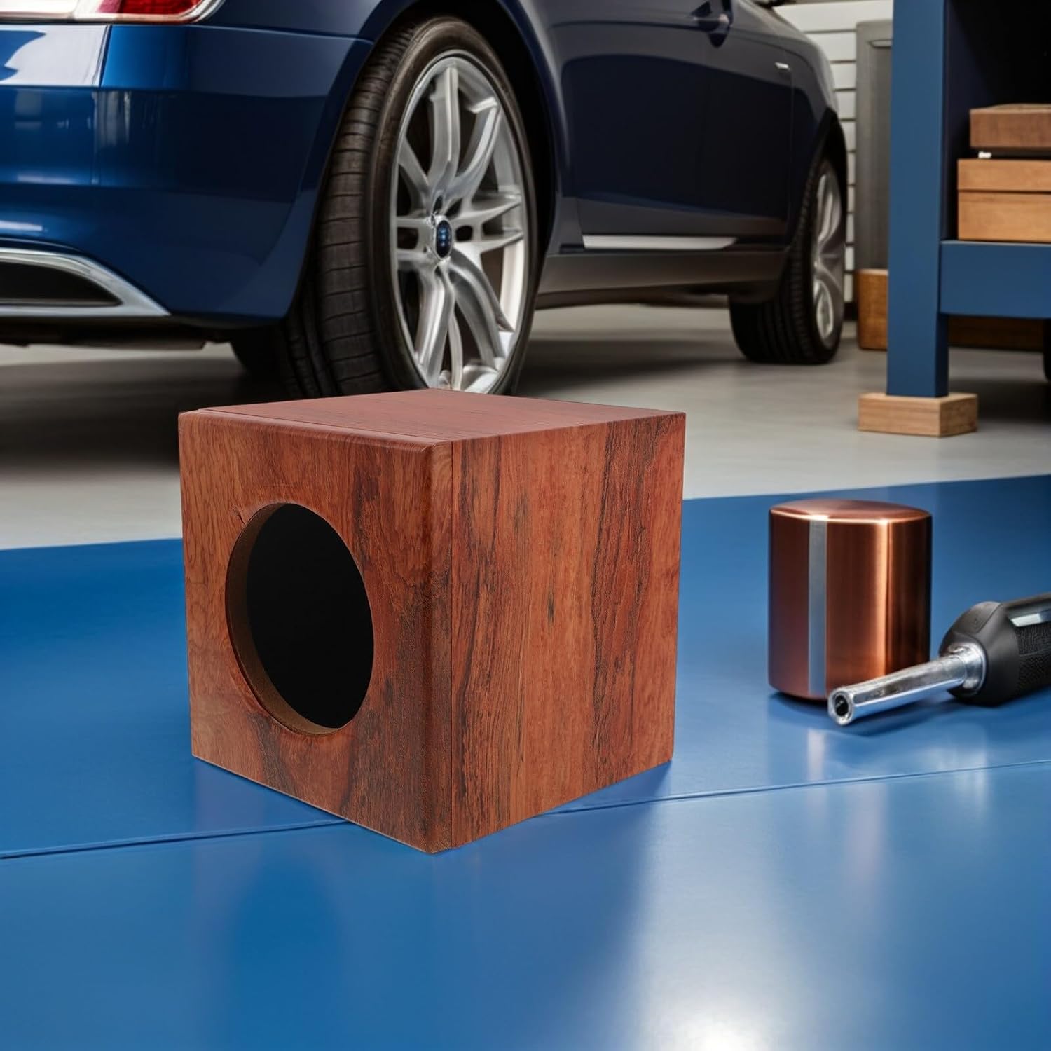 5 Inch Car Speaker Enclosure Wood Box for Subwoofers