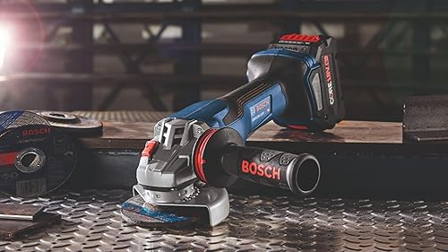 Miniatura 9 de BOSCH GWS18V-13PN PROFACTOR 18V Spitfire 5  6 pulgadas Amoladora angular con interruptor de paleta (herramienta desnuda)