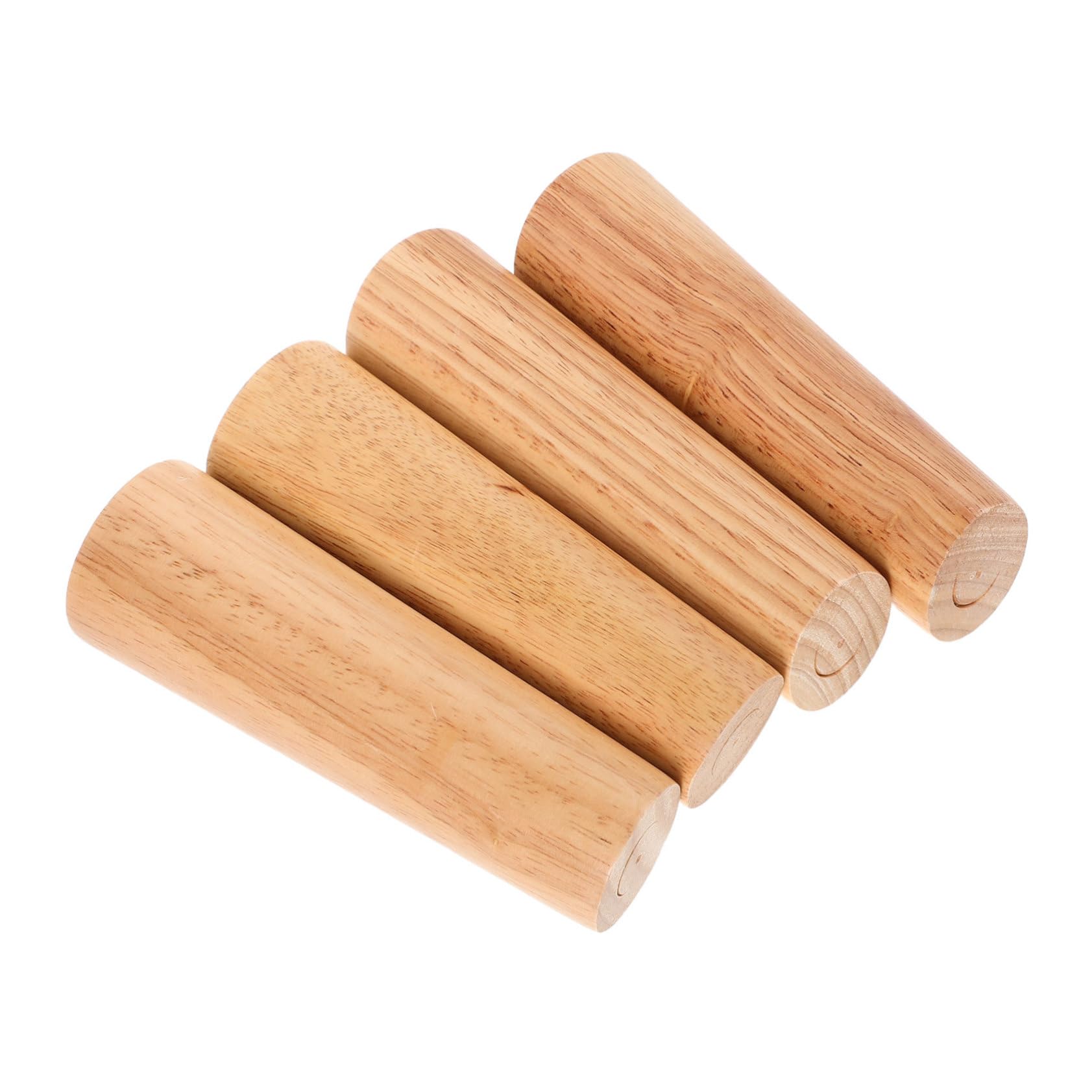 Patas de madera maciza jojofuny de alta resistencia y acabado oscuro