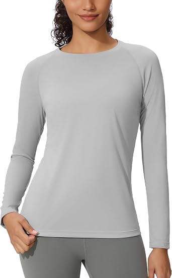 Womens Sun Shirts UPF 50+ Long Sleeve UV Protection Shirt Lightweight Sun Protection Clothing SPF Hiking Tops