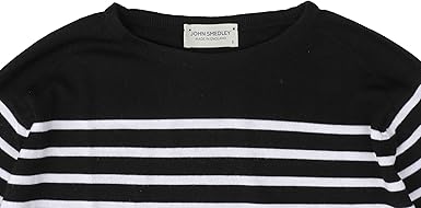 Amazon | [ジョンスメドレー] NORDEN メンズバスクボーダー長袖ニット