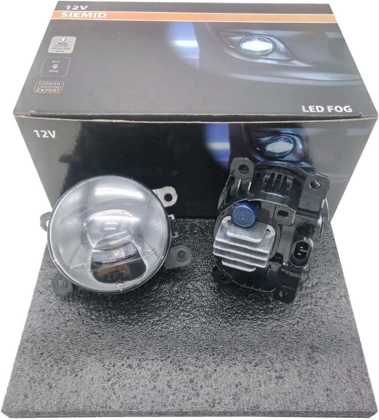 SIEMID New Generation LED Fog Lights Upgrade, Compatible with Nissa.n Xterra/Frontier/Pathfinder/Leaf/Titan & Subar.u XV Crosstrek/Forester/Outback/STI/BRZ/Legacy 2005 2007 2010 2011 2013 2017 2019 - Image 5