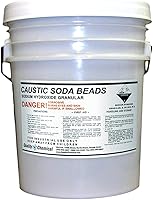 Vista 2 de Quality Chemical Hidróxido de sodio (cuentas de soda cáustica) - Cubo de 40 libras (paquete de 1)