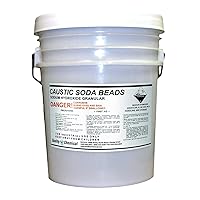 Vista 1 de Quality Chemical Hidróxido de sodio (cuentas de soda cáustica) - Cubo de 40 libras (paquete de 1)