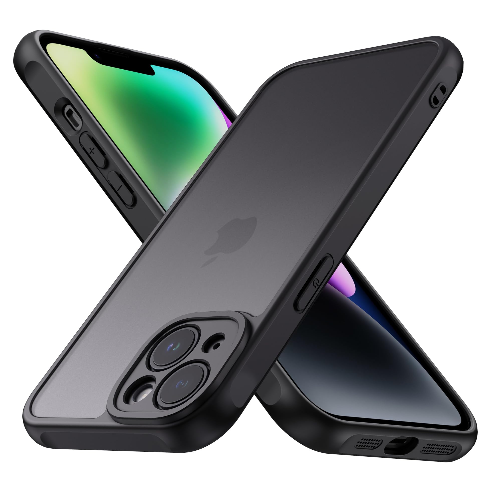 for iPhone 14 ケース TPU 耐衝撃 落下防止 滑り止め 耐久性 全面保護 保護 指紋 防止 iPhone 14 スマホケース対応