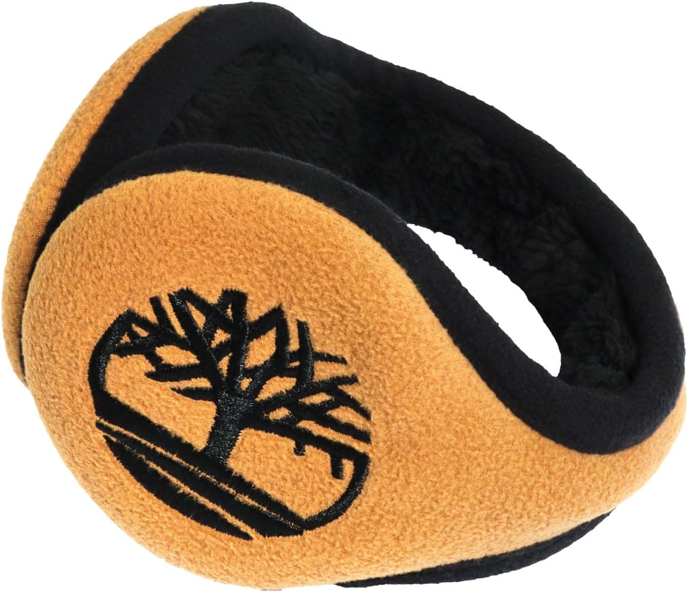 Timberland Men’s Foldable Tree Logo Ear Muffs - One Size, Soft Inner Cushion for Warmth, Easy to Carry, Cold Weather Fit