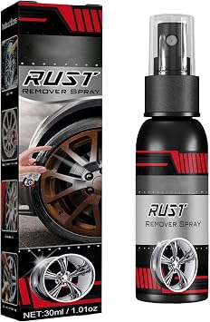 Multi-Functional Wheel Hub Renewal Agent, 30ml Metal Rust Remover Spray, Multifunctional Metal Rust Remover, Car Rust Remover Spray Metal Paint Cleaner, Quickly Clean Rust Stains 1Pcs