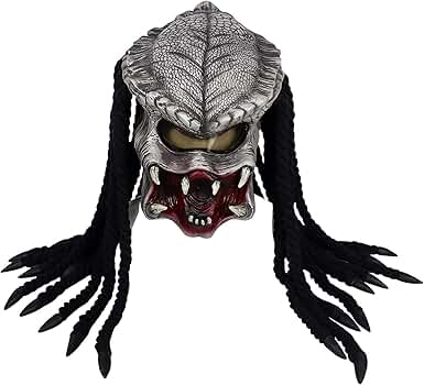 Amazon.co.jp: eLymwoo ハロウィン エイリアン プレデターマスク AVP