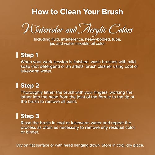 Miniatura 15 de Silver Brush Limited 820340 Pincel plateado Jumbo Golden Taklon Filbert, murales grandes, pintores de caballete y muebles, tamaño 40, mango