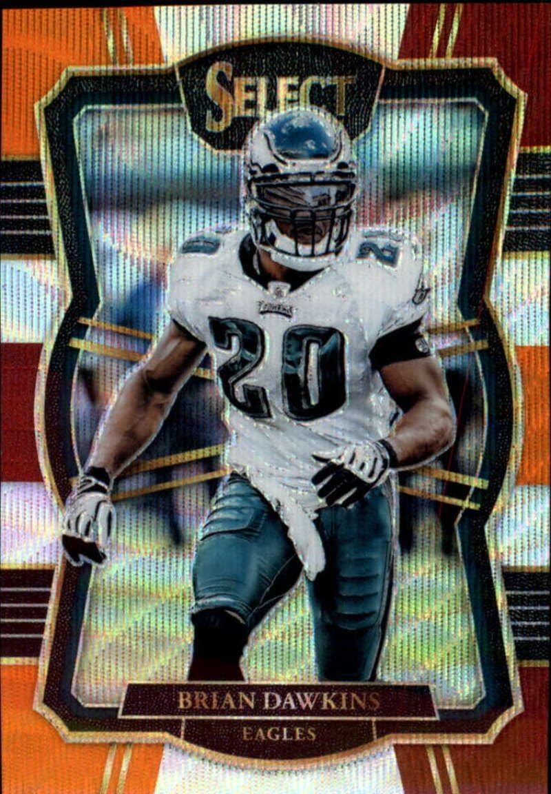 2017 Panini Select Football Tri-Color Prizm 198 Brian Dawkins S149 Philadelphia Eagles Premier Level Official NFL Trading Card (Stock Photo May Be Shown, Near Mint to Mint Condition)