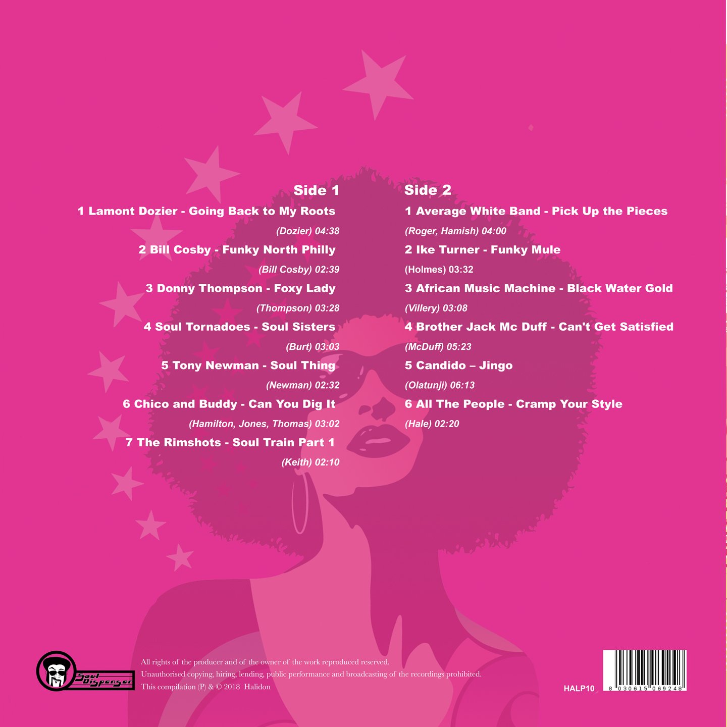 70s Groove: Funk & Soul de color Rosa- Lamont Dozier, Ike Turner, Bill Cosby, Música y Éxitos de los 70