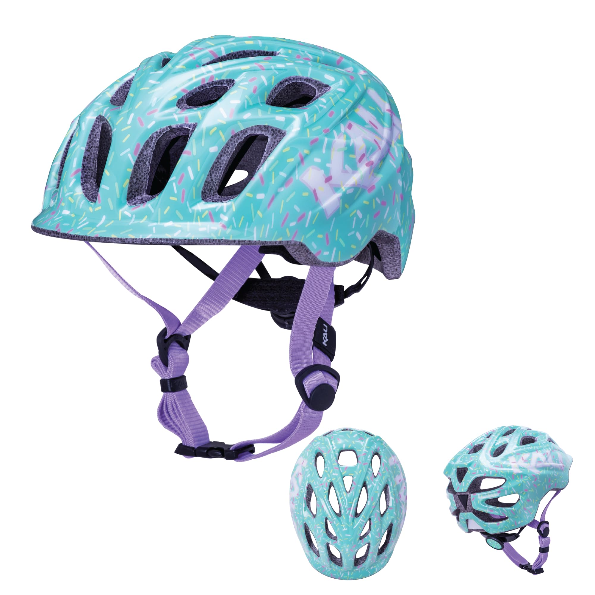 Kali Protectives Chakra Kids Bicycle Helmet; Mountain in-Mould Mountain Bike Helmet for Kids Equipped with an Integrated Visor; Dial Fit Closure System; with 21 Vents