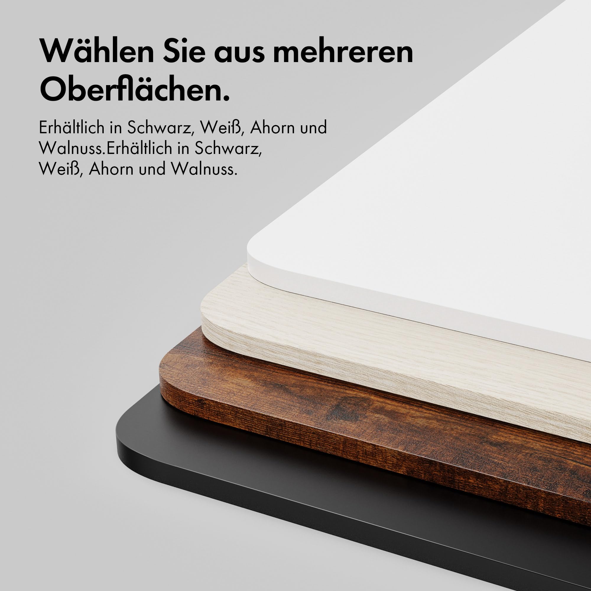 VonHaus Schreibtischaufsatz Höhenverstellbar, Schwarz 80 x 40 cm Steh-Sitz-Arbeitsplatz für Dual-Monitor mit Tabletfach, Stehpult-Konverter mit Zwei Ebenen, Schreibtisch erhöhung mit Tastaturablage