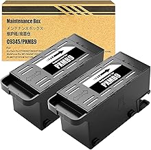 EPSON PXMB9 [2 Pack] Compatible Maintenance Box Compatible with EW-M873T EW-M973A3T PX-M6712FT PX-M6010F PX-M6711FT PX-M791FT PX-M6011F PX-M6711FT PX-S60100FT PX-S6 710t printer