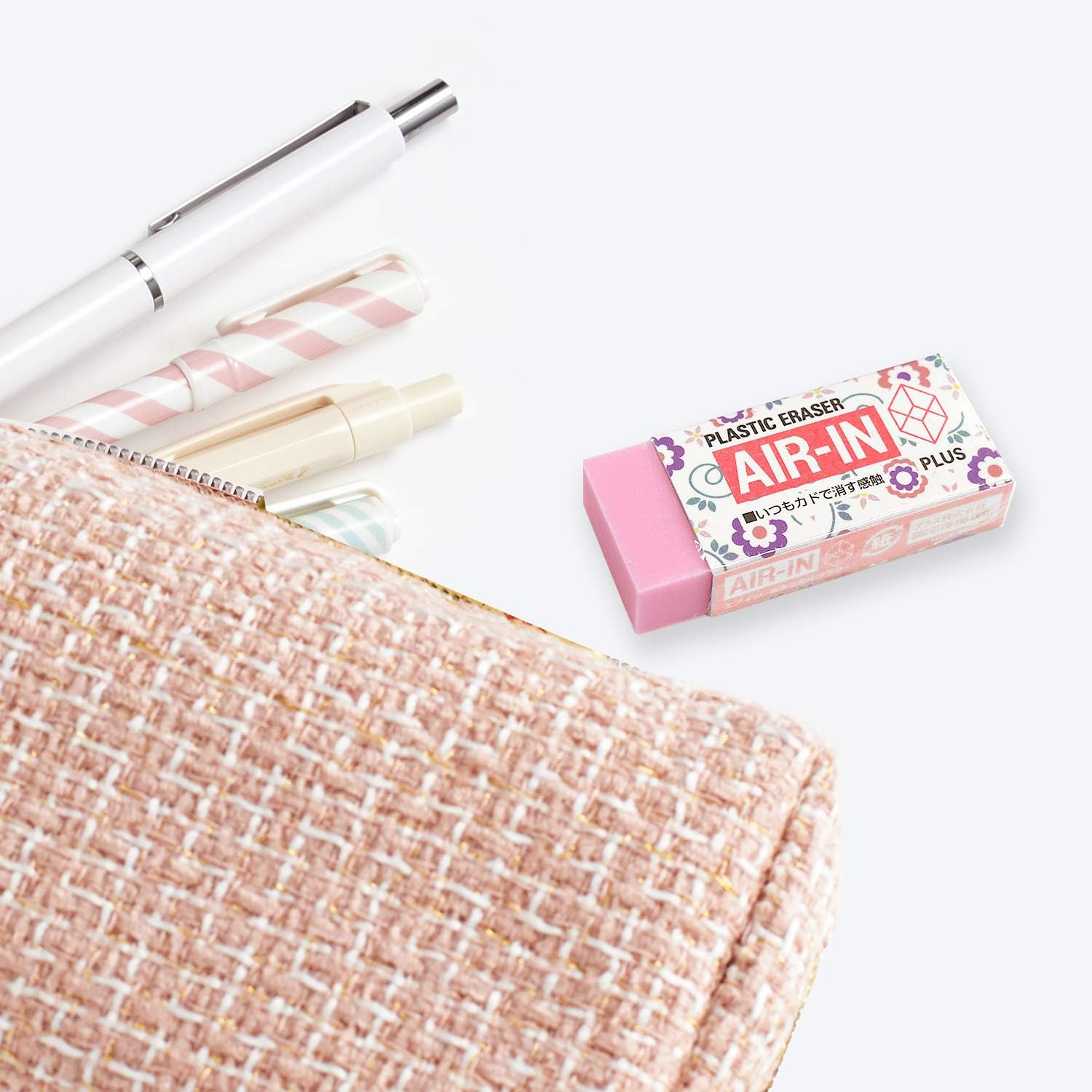 Amazon プラス 消しゴム エアイン 絵柄付き 各4個 5色セット 36 480 消しゴム 文房具 オフィス用品