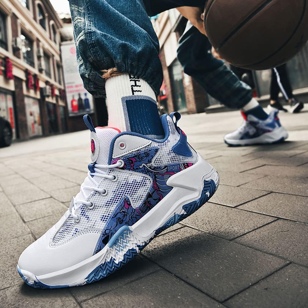 Durable Court Grip for Shoes Basketball Shoes Men High Top Basketball Shoes