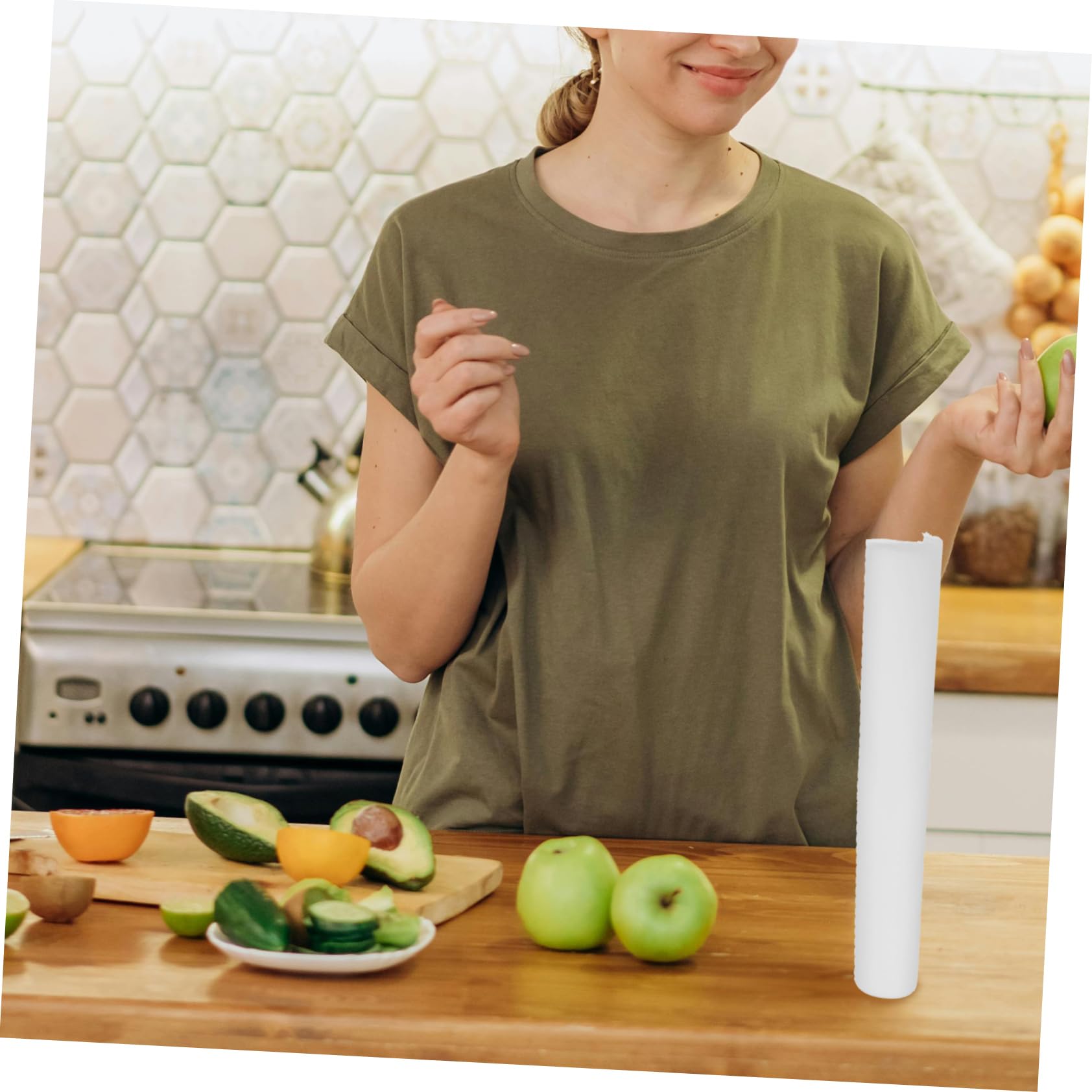STOBOK 3 Sätze Dunstabzugshaubenfilterpapier Vliesstoff Küchenfettfilter Zuschneidbar Für Anpassung Effektive Ölfiltration Für Küchenumgebung 2 Rollen * 3