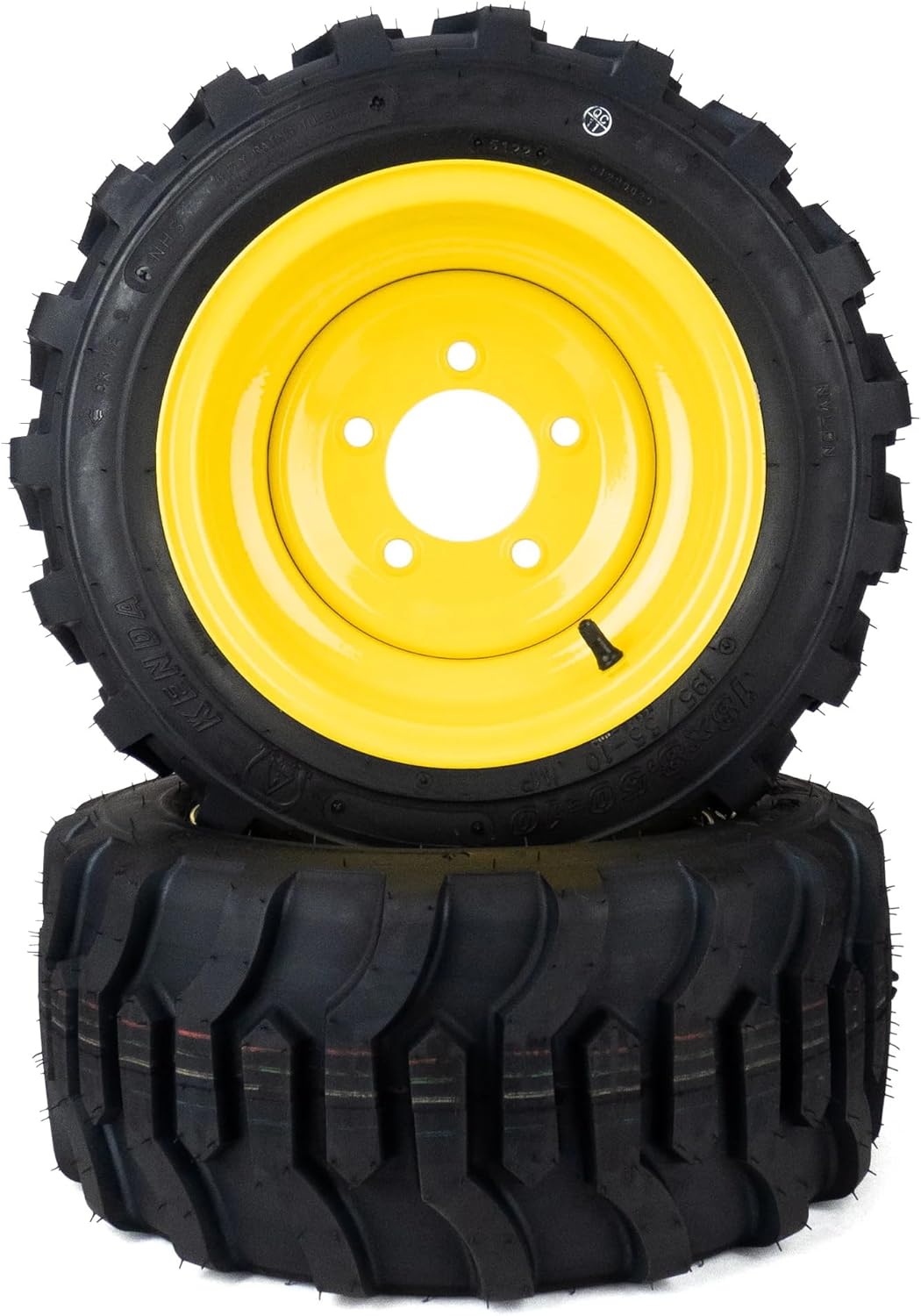 (2) Industrial Tire Assemblies 18x8.50-10 Fits John Deere 1023E 1026R 1025R LVA20123