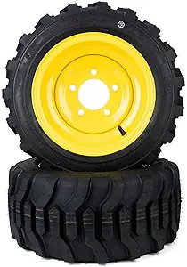 (2) Industrial Tire Assemblies 18x8.50-10 Fits John Deere 1023E 1026R 1025R LVA20123