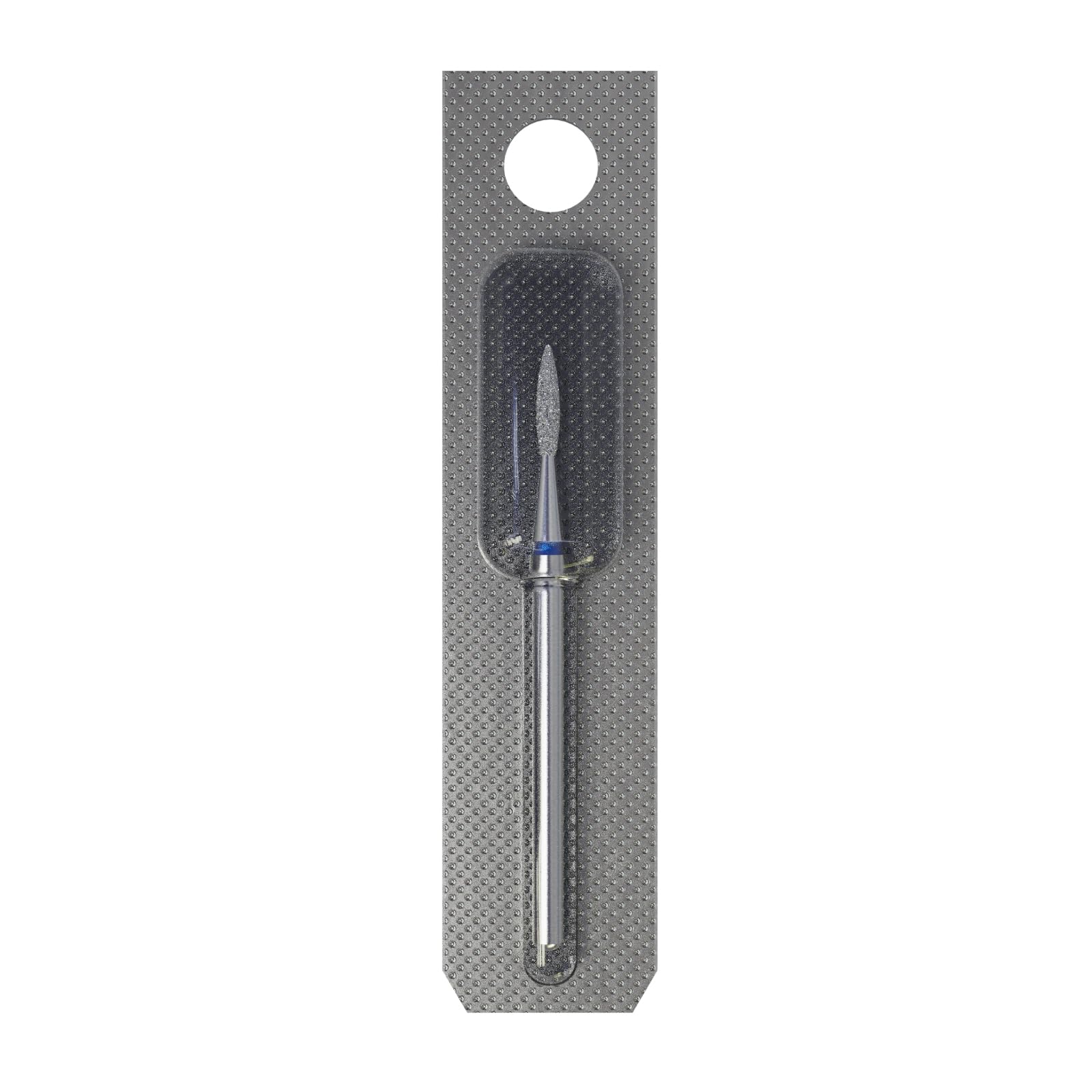 STALEKS PRO - Punta diamantata – Fiamma affilata (anello blu) I kit di scarico per unghie I kit di levigatura per levigatrici elettriche I NAIL DRILL BIT per manicure e pedicure (FA11B016/8)