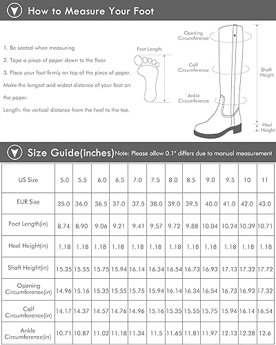 Miniatura 5 de Ermonn Botas altas hasta la rodilla para mujer, pantorrilla ancha, tacón bajo, cremallera lateral, de piel sintética, botas de equitación de invierno