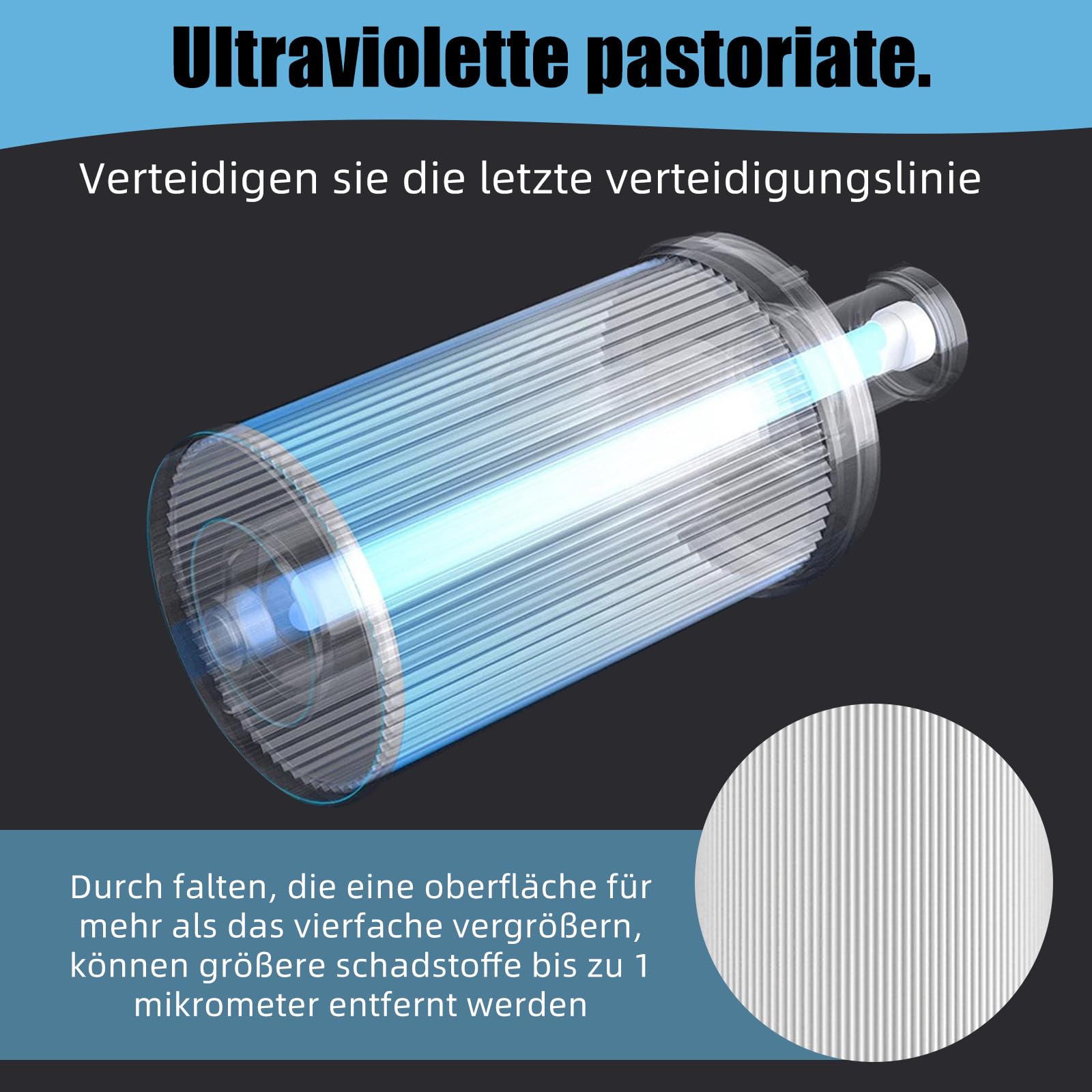 Filtr do wody kompatybilny z Amway espring 100186M/100188CH, filtr wstępny, filtracja węgla aktywnego HEPA, usuwa zapachy, poprawia smak wody z kranu