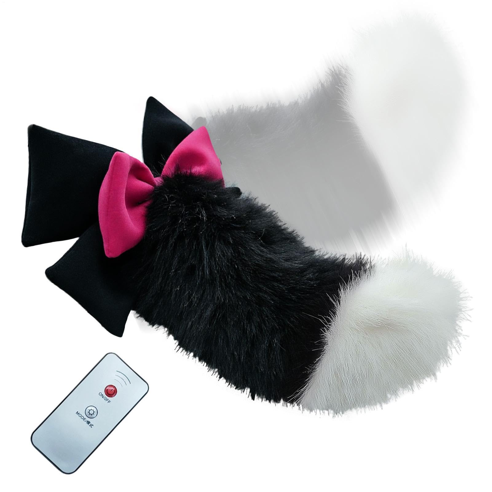 Queue de chat pour télécommande sans fil autocollante ondulante pour coffre voiture et moto