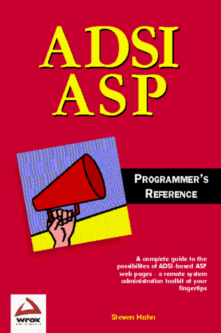 Télécharger ADSI ASP PROGRAMMER'S REFERENCE livre En ligne