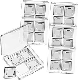 Caja de sombra de ojos cuadrada transparente,...