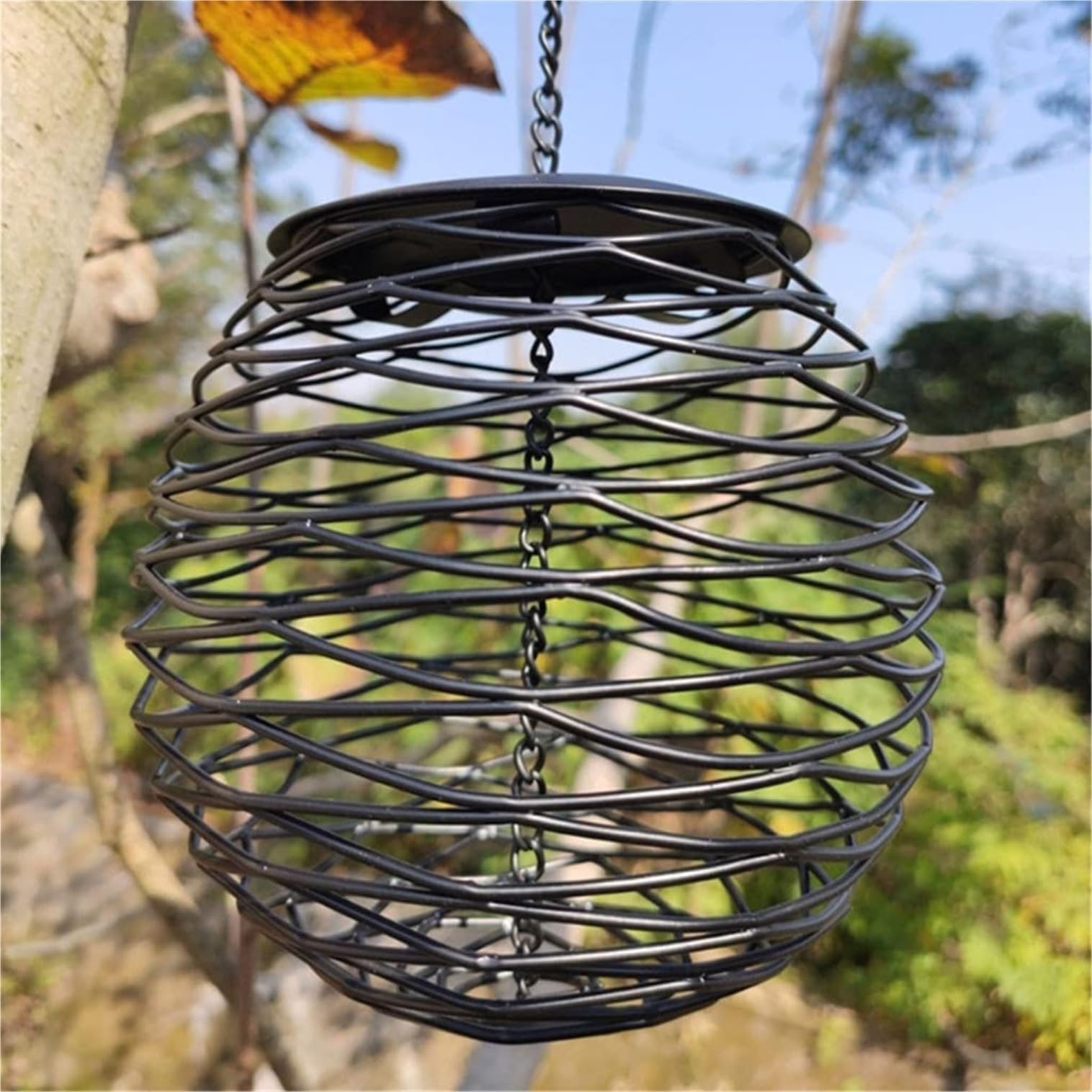 Karmnik Burd Outdoor Bird Feeder Ball Wiszący Siatkowy Dozownik Żywności Narzędzie Do Karmienia Ogród Yard Outdoor Decor Karmnik Ptaków Zewnątrz