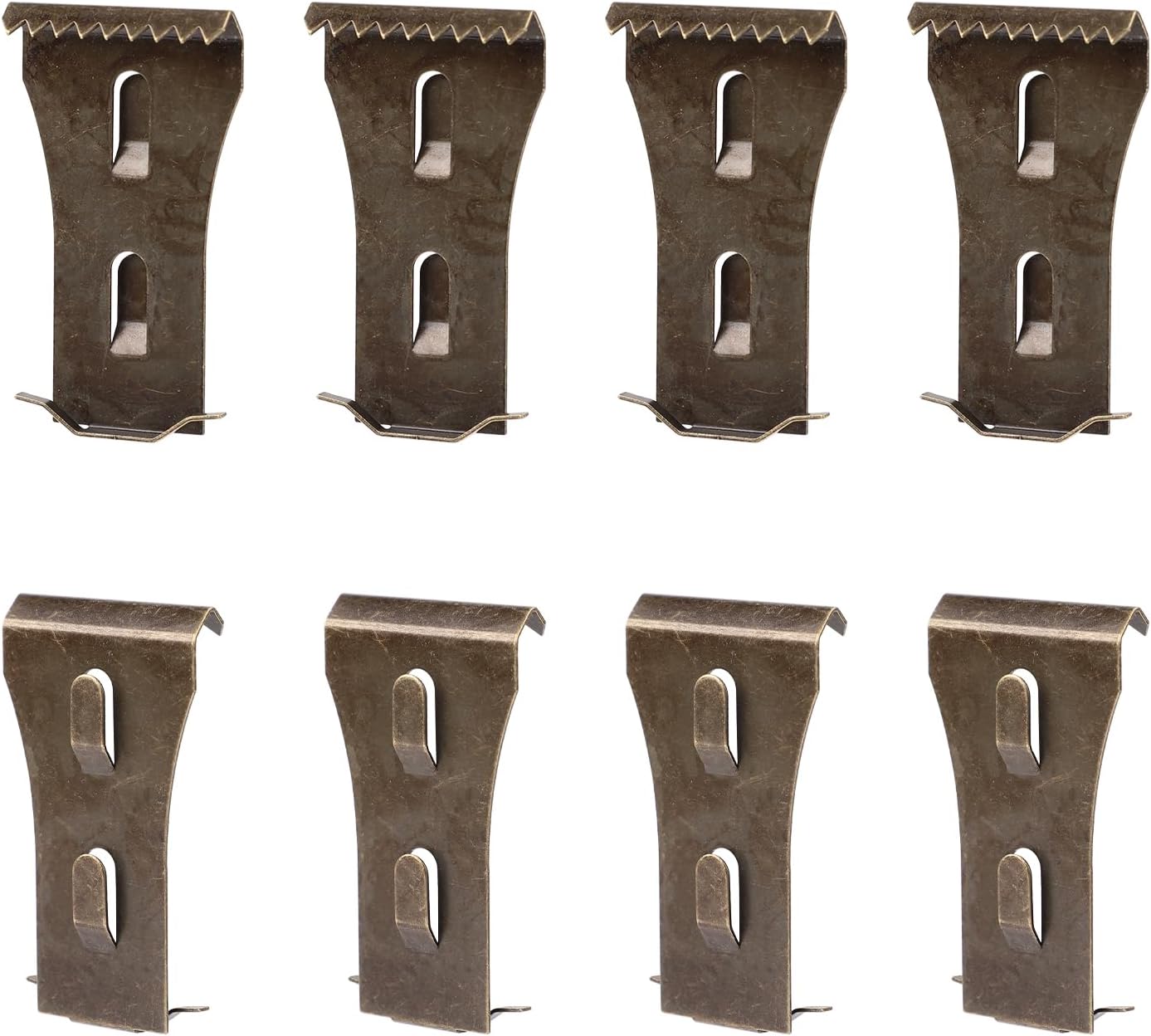 8pcs Brick Hook Clips, Steel Brick Clamps for Hanging Outdoors Heavy
