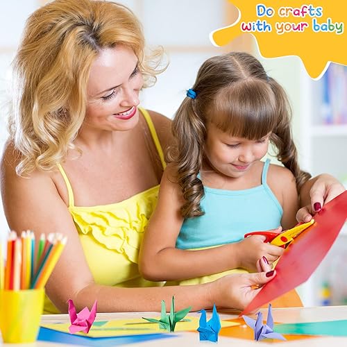 Miniatura 10 de 1000 hojas de papel de construcción a granel, suministros escolares de 9 x 12 pulgadas, papel clásico pesado para niños y adultos, dibujo navideño