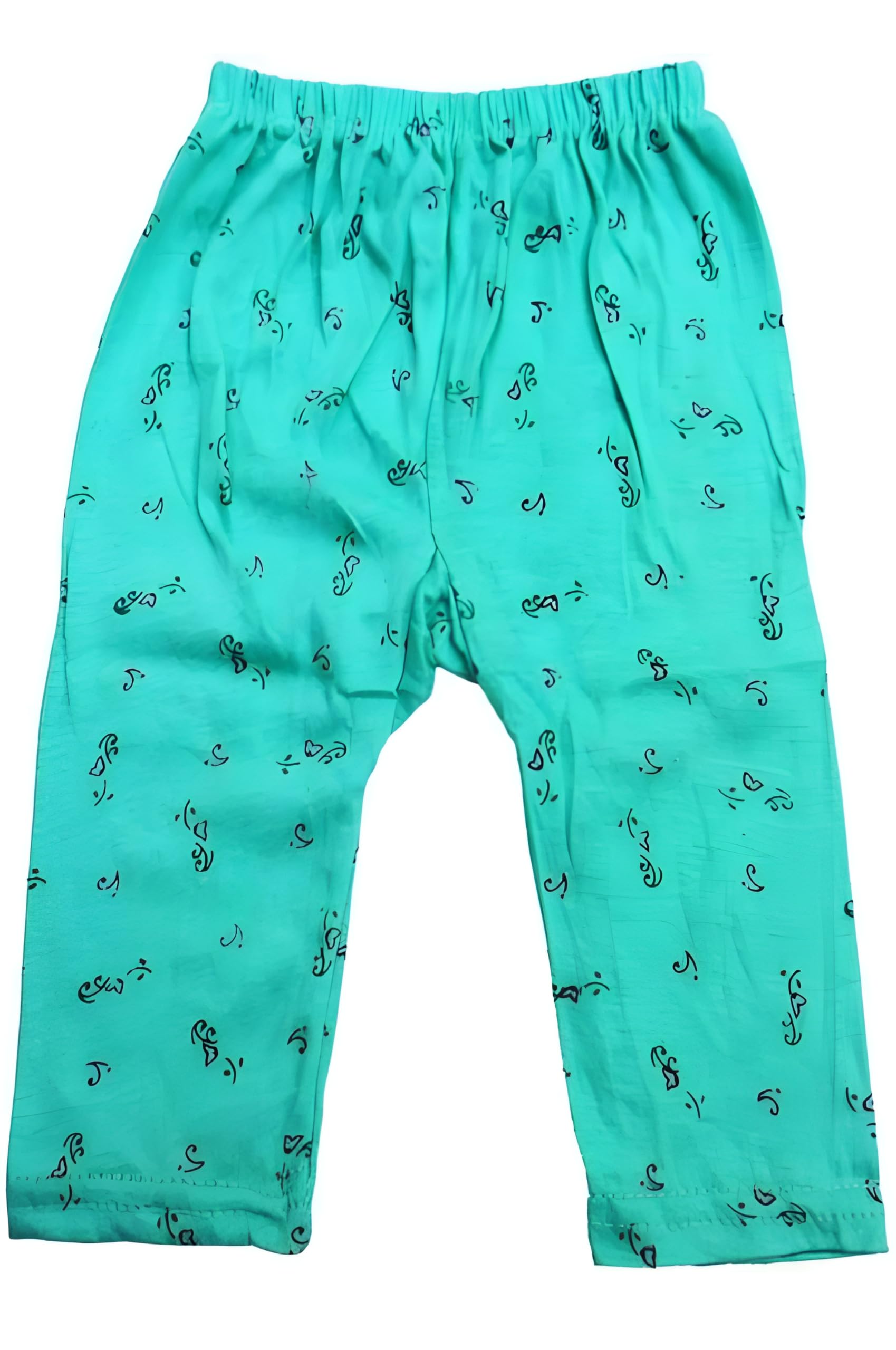Kids Cotton Printed Pyjama, Soft Breathable Nightwear Pants, Elastic Waist, Boys & Girls, 6 Pack (1-2 Years) Multicolour 1