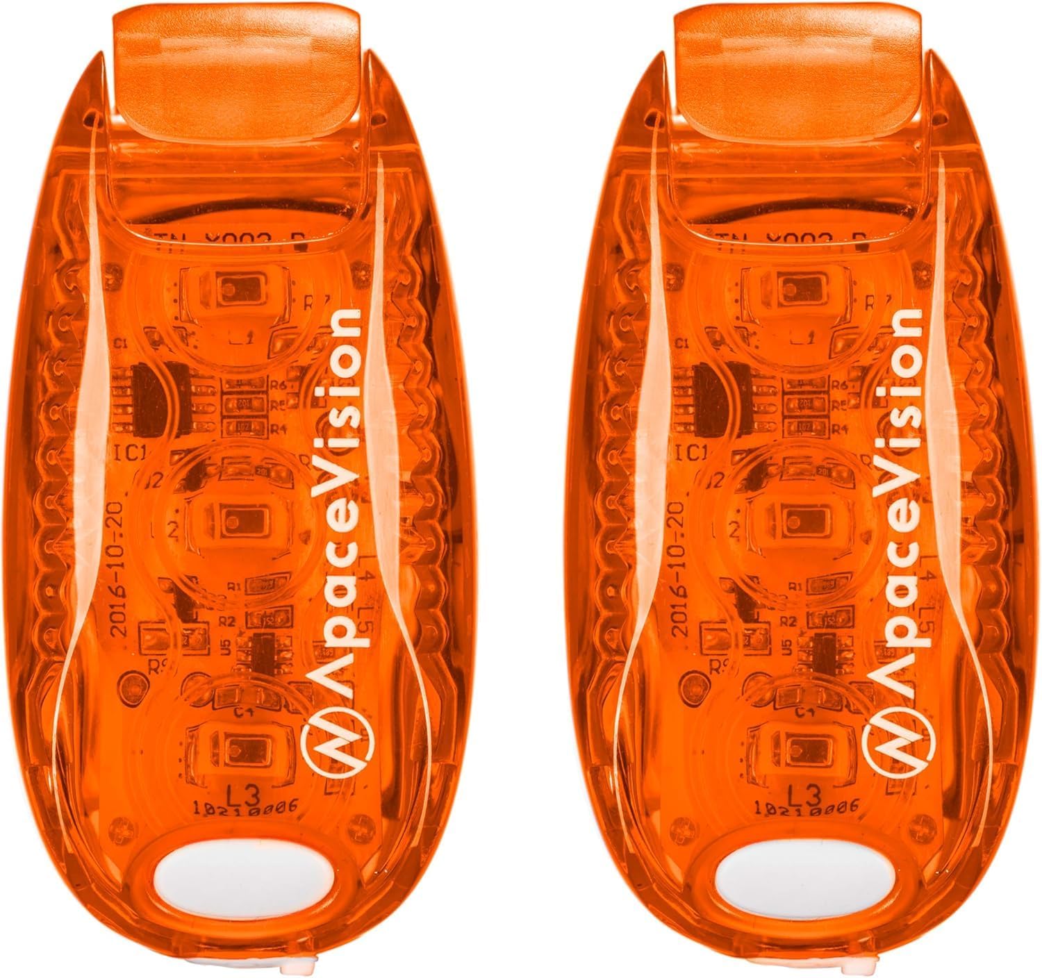 (2 Pack) - LED Safety Lights + Reflective Vests + Bands