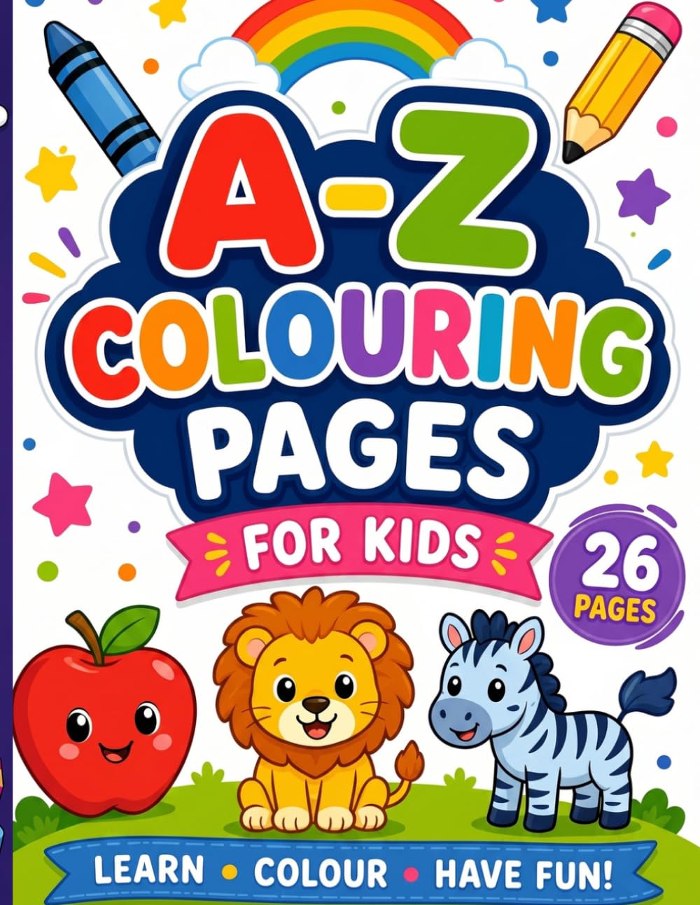 A-Z Colouring Pages For Kids