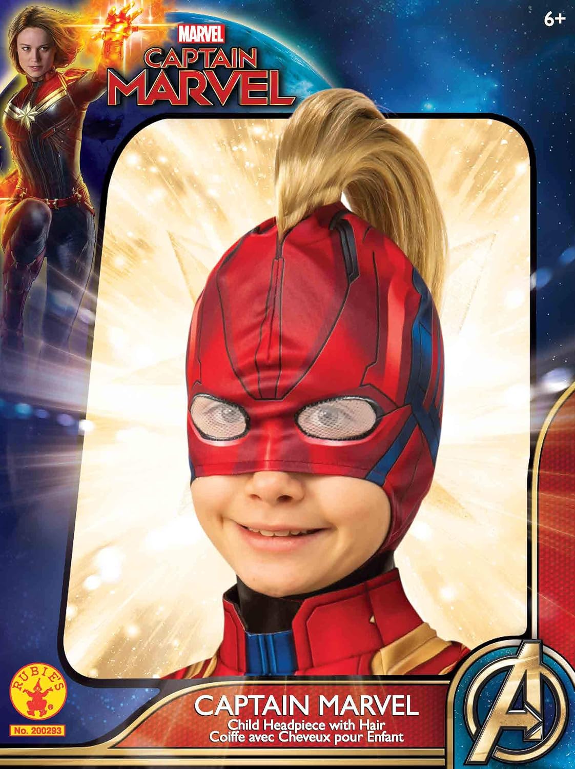 Vista 2 de Marvel Captain Marvel Child Headpiece