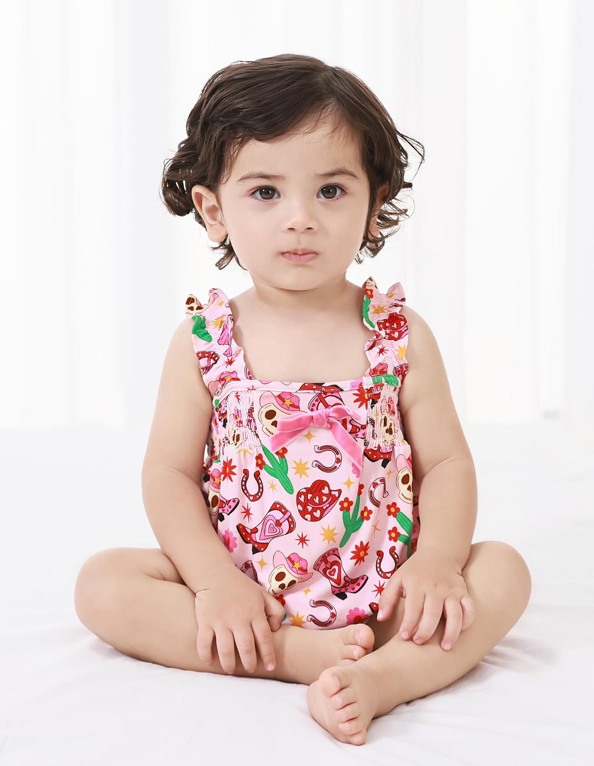Baby Girl Camisole Bodysuit Infant Toddlers Girls' Snap One Piece Bodysuits Cute Outfit Summer Jumpsuit