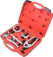 Vista 1 de Handor Separador de rótula, herramientas mecánicas 5 en 1, extractor de brazo Pitman, juego de herramientas de extracción de extremo de barra