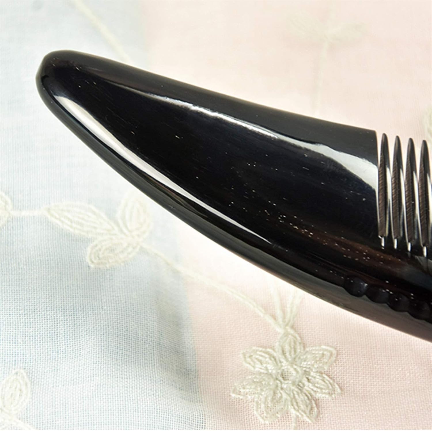 Handmade Horn Comb No Static Natural Horn Comb Fine Tooth Comb Set,Buffalo Horn Comb for Women and Men（Thanksgiving Gift） Hair Comb