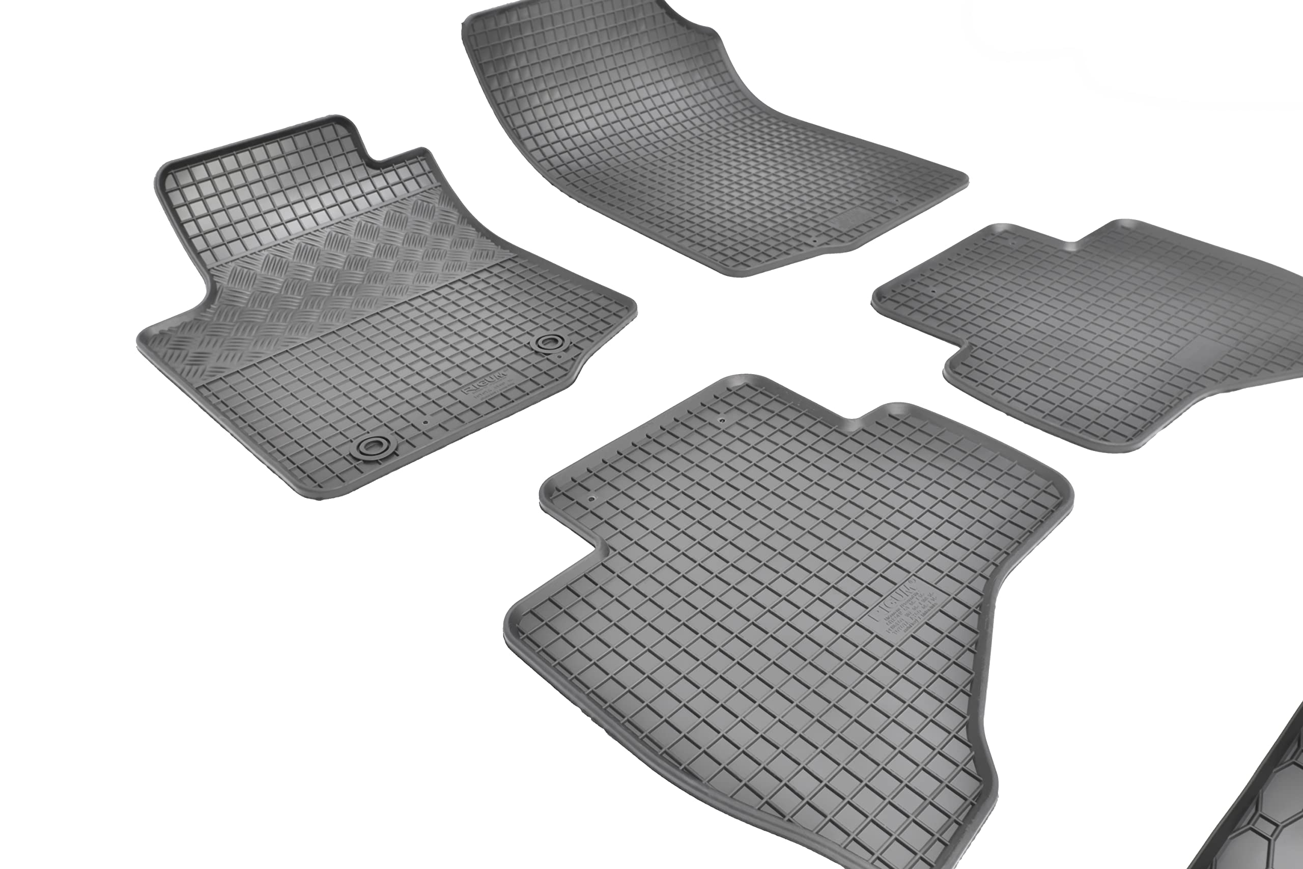 Passgenaue Sitzbezüge Hero und passgenaue Gummifußmatten Set für Toyota Aygo II ab 2014 - ideal angepasst