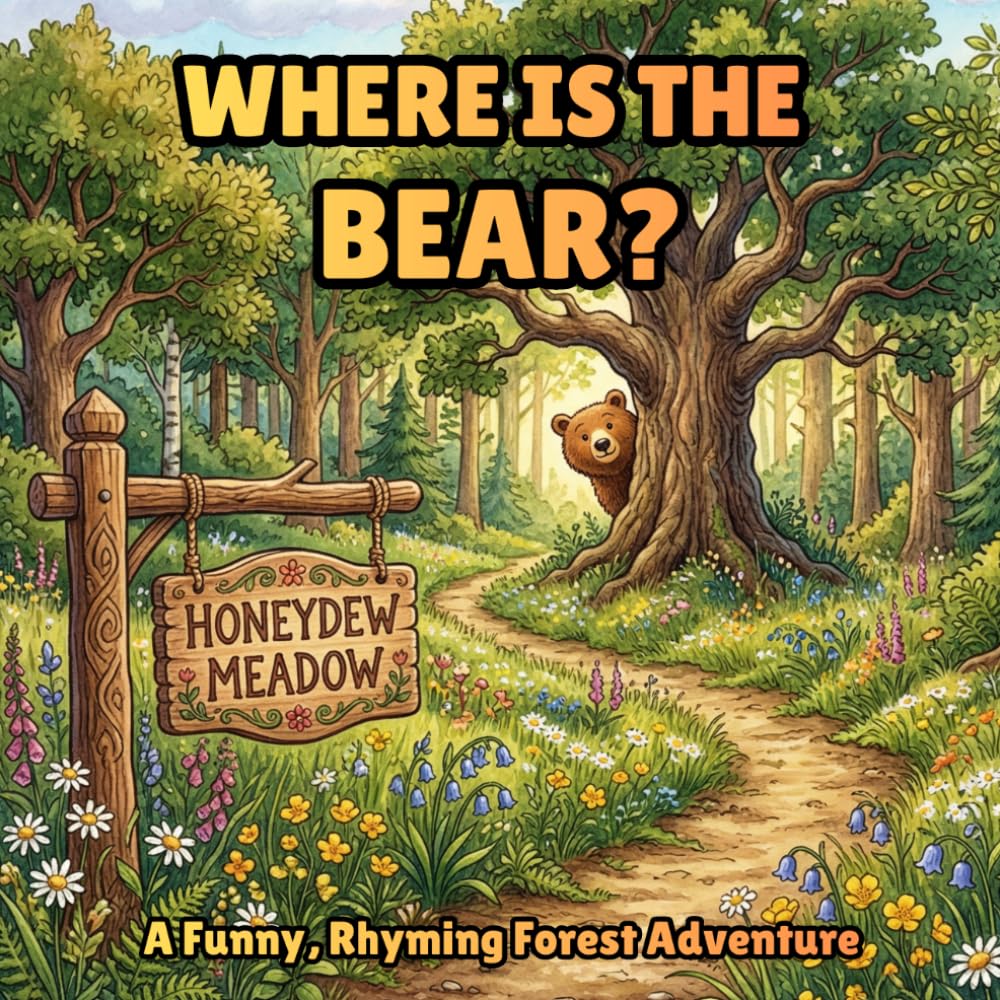 Where Is The Bear?: A Rhyming Tale of a Bee, a Bear, and a Bucket of Honey