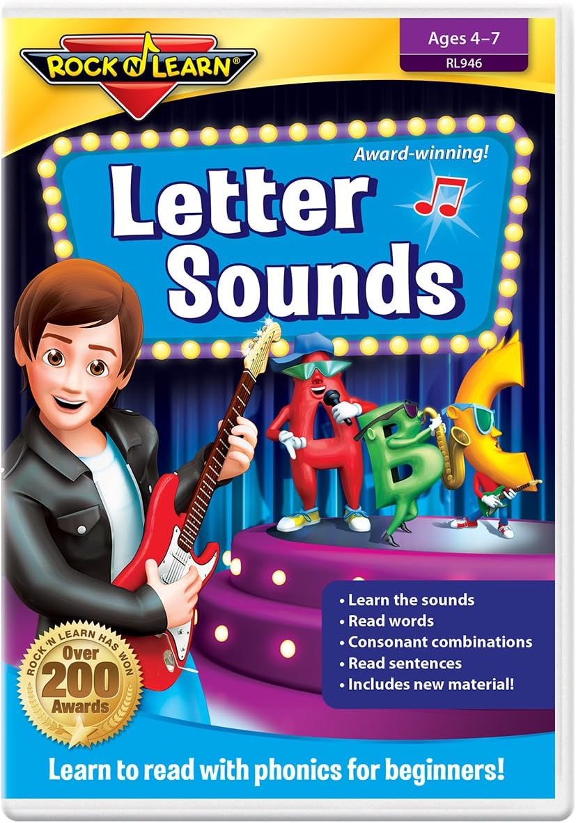 Letter Sounds DVD by Rock 'N Learn