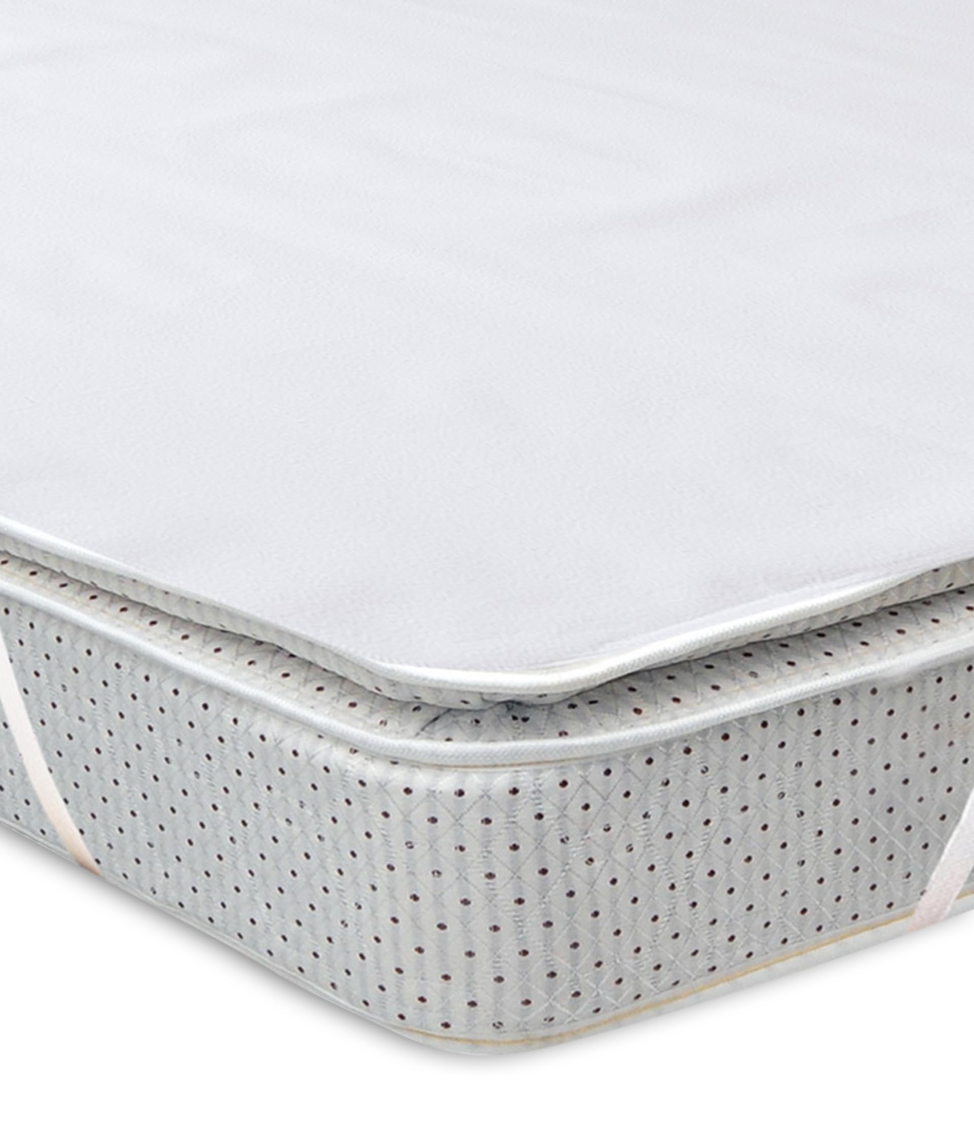 Medicline Molton Matratzenauflage wasserdicht & waschbar 200x200 Matratzenschoner - Inkontinenz Bettauflage aus Molton - Matratzenschutz-atmungsaktiv mit 4 Eckgummis