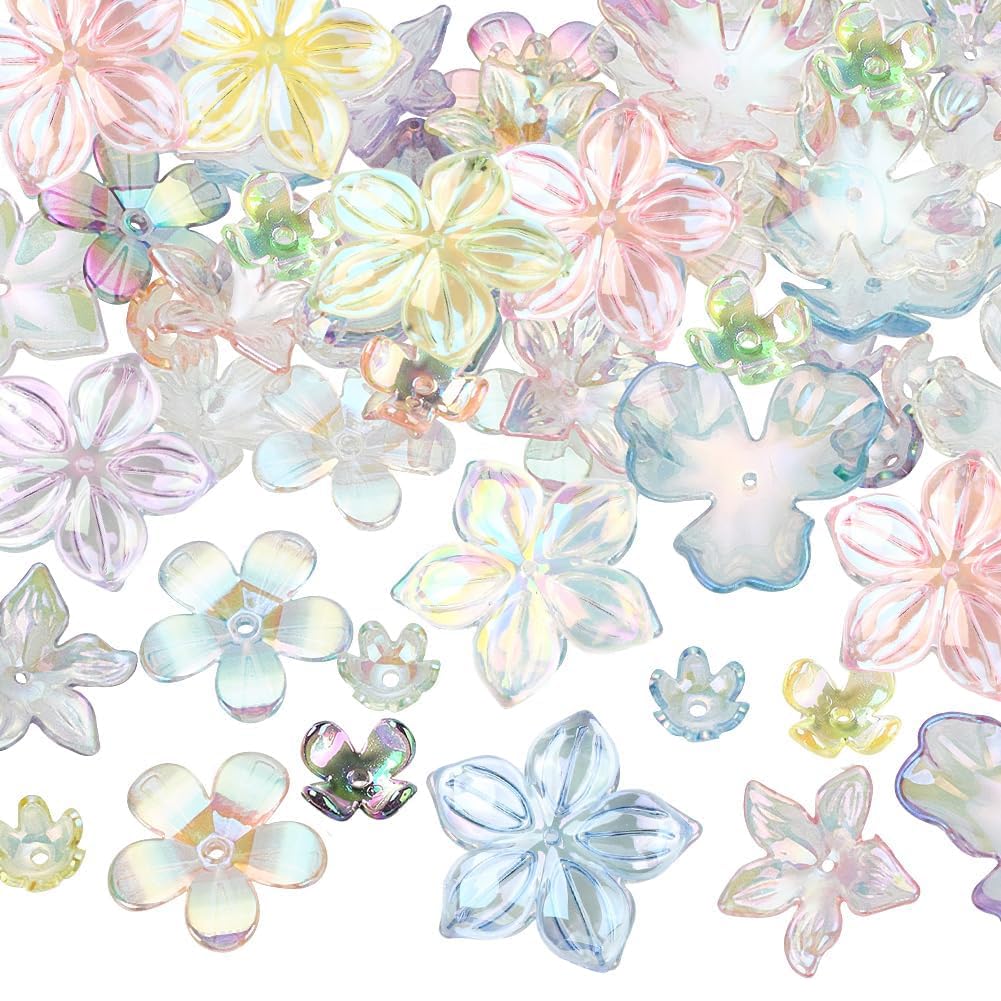Capuchons de perles transparents pour personnaliser vos boucles d'oreilles