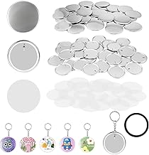 100pcs Round Blank Buttons Kit 58mm Button Machine Badge Making Kit DIY Button Button Badge Pin Badge