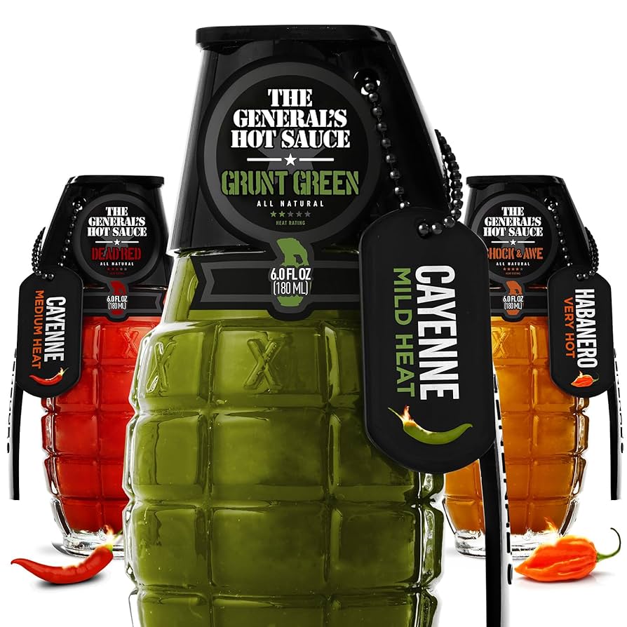 Amazon | The General's Hot Sauce Triple Threat - 米国産