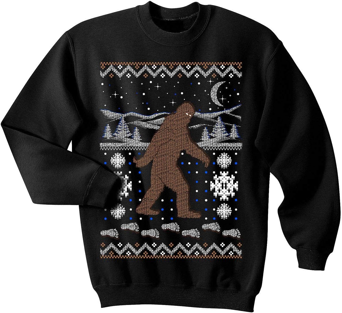 Bigfoot Ugly Christmas Sweater (Sweatshirt), Sasquatch, Forest, Yeti, Myth, Legend, Funny
