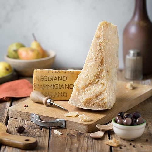 Miniatura 6 de Degustación Seis Parmigiano Reggiano DOP 18, 24, 36, 48, 60, 72 meses 6x2.2 lb - 1 por envejecimiento - (6x1kg) - El único parmesano - EMILIA FOOD